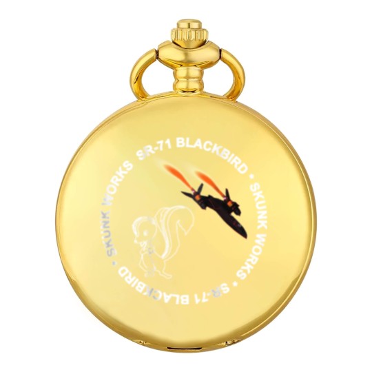 Discover SR71 Blackbird Skunk Works Blackbird Pocket Watches