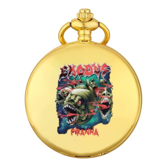 Discover Piranha Exodus Music Band Vintage 90s Pocket Watches