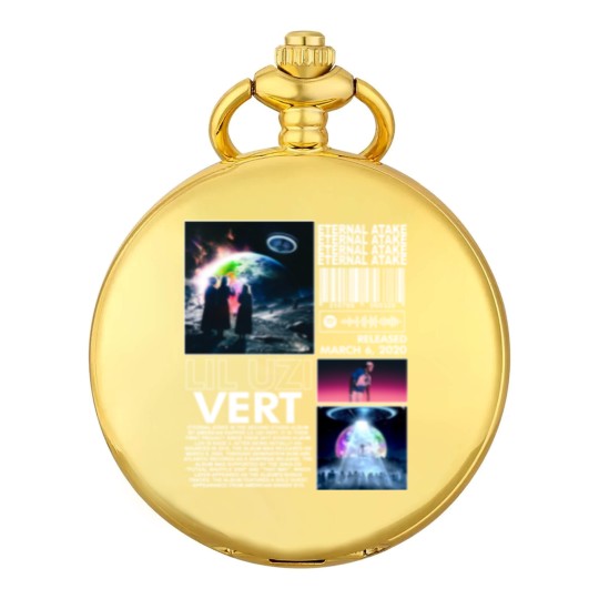 Discover Lil Uzi Vert Rap Pocket Watches, Eternal Atake Album 90s Y2K Merch Vintage Rapper Hiphop