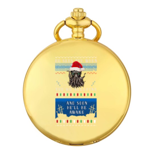 Discover Cthulhu Ugly Christmas  Pocket Watches