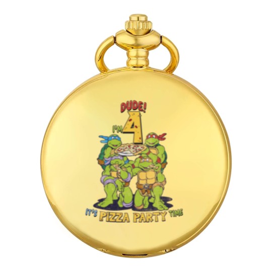 Discover Teenage Mutant Ninja Turtles I'm 4 Dude Pizza Birthday Party | Essential Pocket Watches