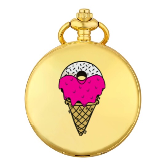Discover Donut Ice Cream Melting donut ice cream Pocket Watches