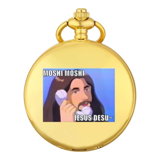 Discover moshi moshi jesus desu anime Pocket Watches