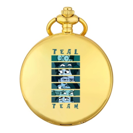 Discover Adventure Camp - Teal Team Pocket Watches