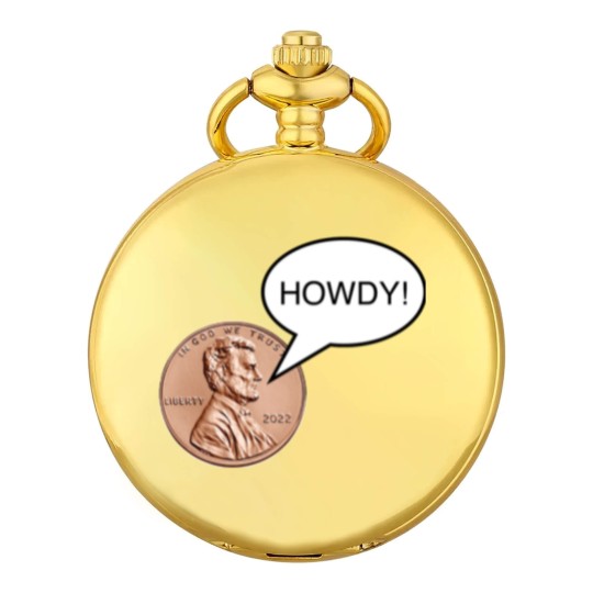 Discover RYAN TRAHAN, Penny Howdy Pocket Watches