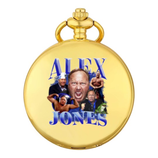 Discover ALEX JONES Pocket Watches - InfoWars, Gay Frogs, meme. funny  Pocket Watches