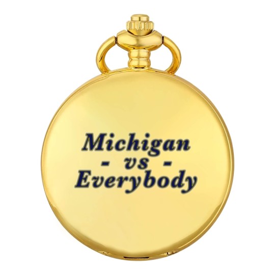 Discover Michigan vs Everybody Pocket Watches