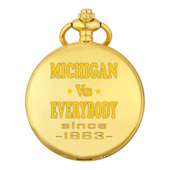 Discover michigan vs everybody Pocket Watches