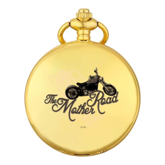 Discover Motorcycle - Route 66 the mother road Pocket Watches