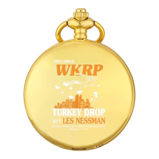 Discover Les Nessman Pocket Watches Funny Thanksgiving Movie Pocket Watches DMN Pocket Watches Black