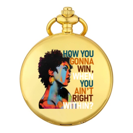 Discover How You Gonna Win When You ain't Right Within Pocket Watches, Lauryn Hill Graphic Pocket Watches