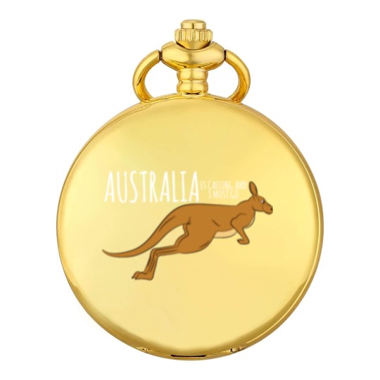 Discover Kangaroo-Australia Is Calling And I Must Go Pocket Watches