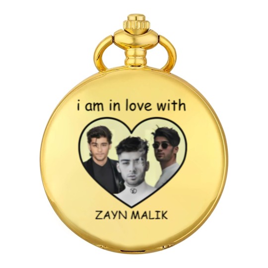 Discover Zayn Malik I am in love with Zayn Malik  White Graphic Pocket Watches