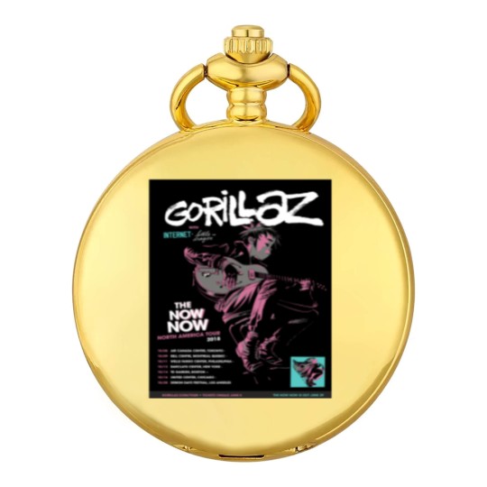 Discover Gorillaz The Now Now Pocket Watches Retro Vintage 90s Hip Hop Graphic