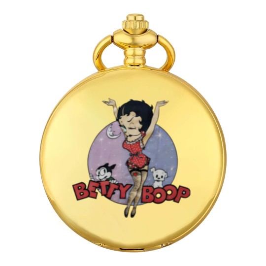 Discover Vintage 1988 Betty Boop in Fishnet Stockings Pocket Watches