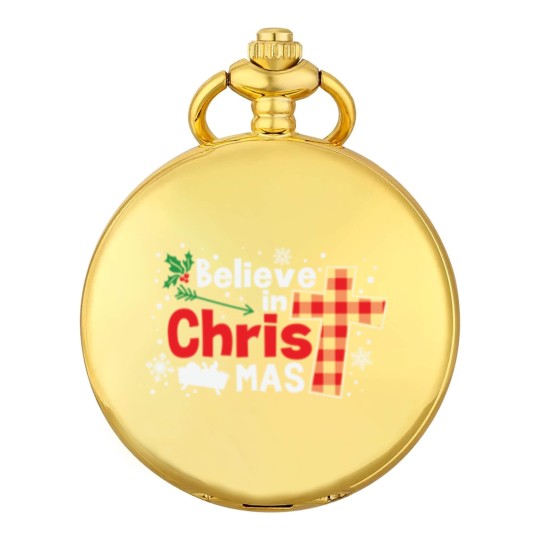 Discover Believe In Christmas Jesus Christ - Believe In Christmas - Pocket Watches