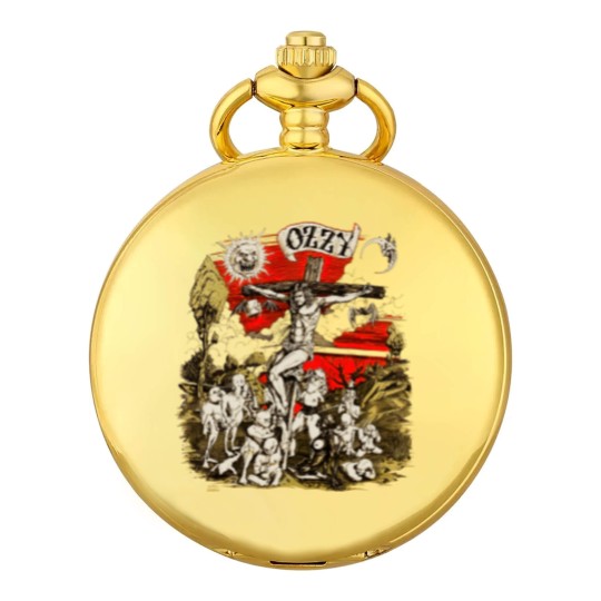Discover Vintage 1991 Ozzy Osbourne Cross Graphic Pocket Watches