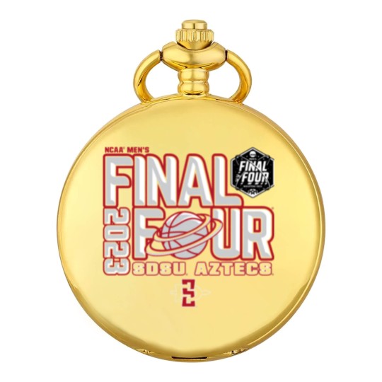 Discover San Diego State Aztecs Final Four Basketball Dunk Black Pocket Watches