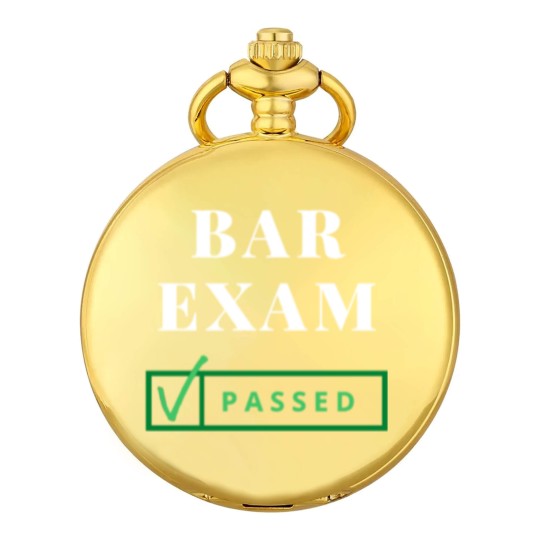 Discover BAR EXAM PASSED! Pocket Watches