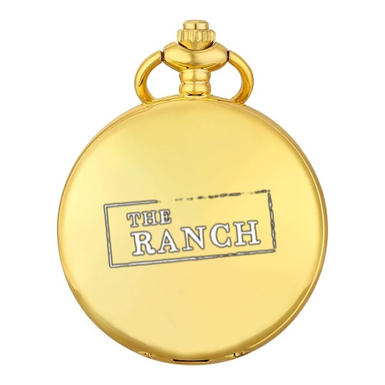 Discover The Ranch White Writing Fitted Scoop Pocket Watches