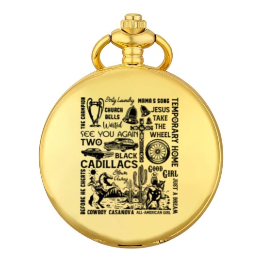 Discover Carrie Songs Pocket Watches, Country Concert Pocket Watches - Carrie Underwood Tour 2023 Pocket Watches