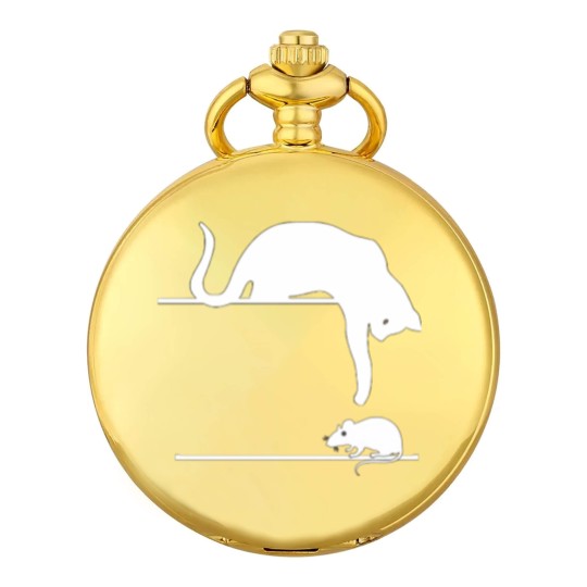 Discover Cat and mouse - Animals - Pocket Watches