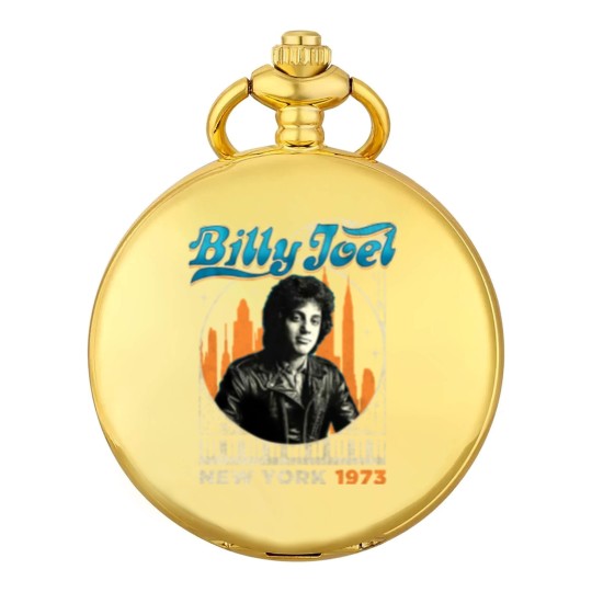 Discover Billy Joel New York 1973 Pocket Watches, Gift For Billy Joel Fans