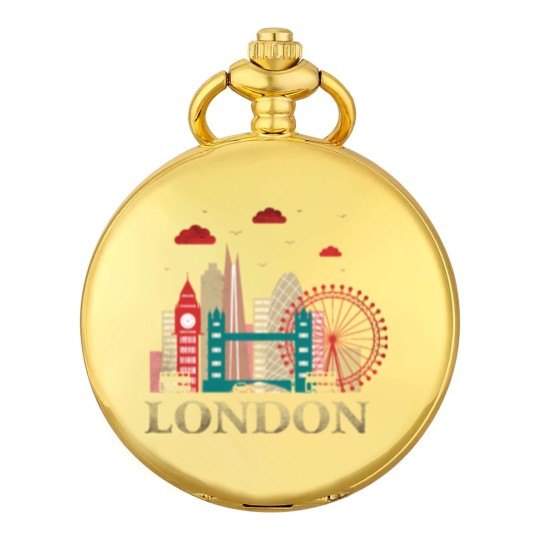 Discover London Souvenir London Souvenir City Vintage British U K Pocket Watches