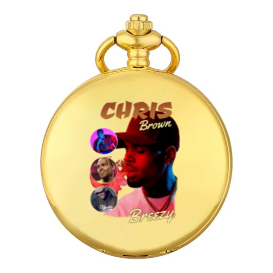 Discover Retro Chris Brown Under The Influence Tour Cotton Pocket Watches Pocket Watches