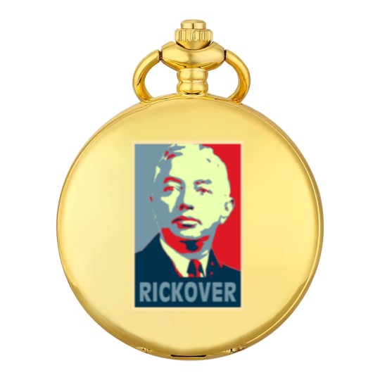 Discover Rickover, Rickover poster, Rickover Tribute Merch Pocket Watches
