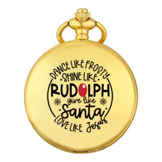 Discover Santa Pocket Watches, Love like Jesus, Dance like Frosty, Christmas Pocket Watches