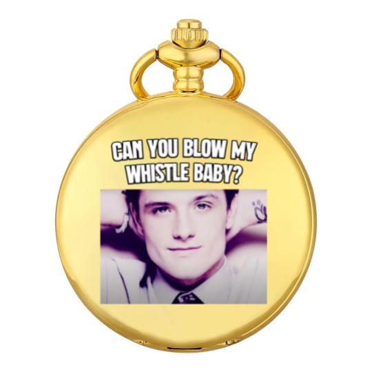 Discover Can You Blow My Whistle Baby Josh Hutcherson TikTok Meme Pocket Watches
