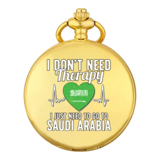 Discover Saudi Arabia flag I Arab Souvenirs Pocket Watches