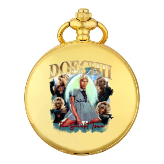 Discover Doechii Rap Pocket Watches, Doechii The Scarlet Tour 2023 Vintage Pocket Watches