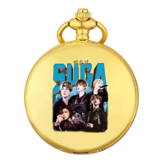 Discover BTS Suga Kpop Music Pocket Watches