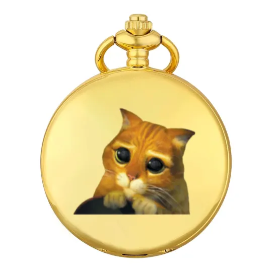 Discover Shrek Puss In Boots Cute Pocket Watches
