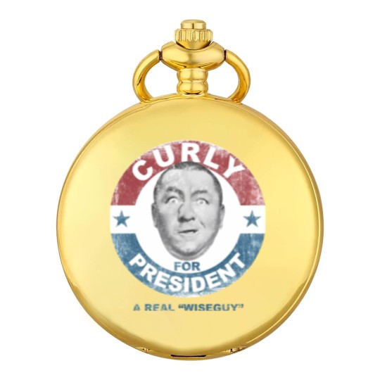 Discover Three Stooges Curly for President Pocket Watches