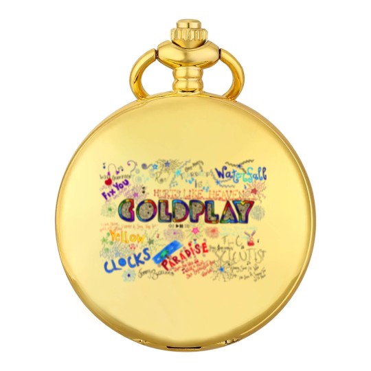 Discover Coldplay World Tour 2023 Pocket Watches, Vintage Coldplay Tour Pocket Watches