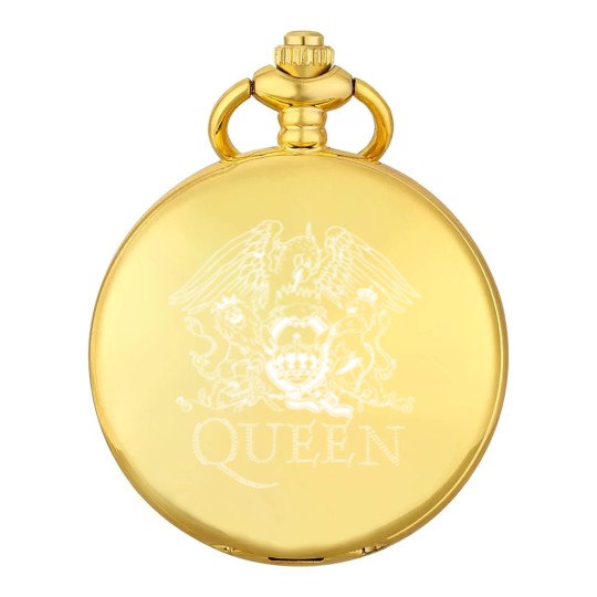 Discover Ladies Queen Crest Diamante Freddie Mercury Pocket Watches Pocket Watches