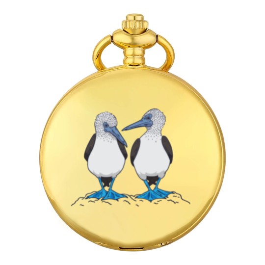 Discover Blue Footed Booby Birds Pocket Watches