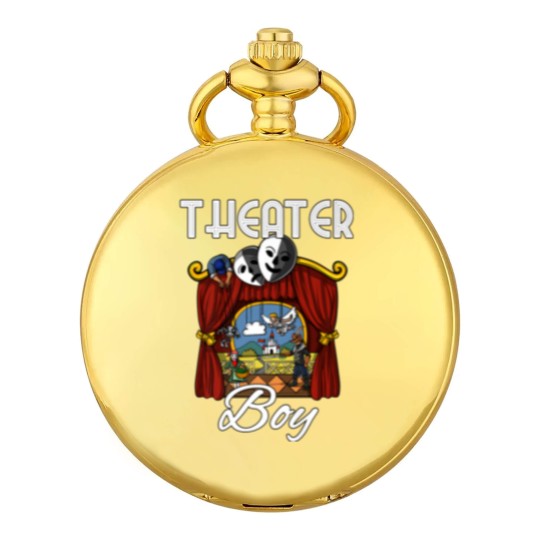 Discover Theater Boy Drama Stage Play Actor Kids Pocket Watches