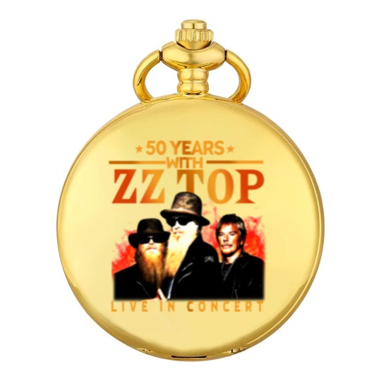 Discover ZZ Top 50 Years Live In Concert The Memories Pocket Watches, ZZ Top Pocket Watches