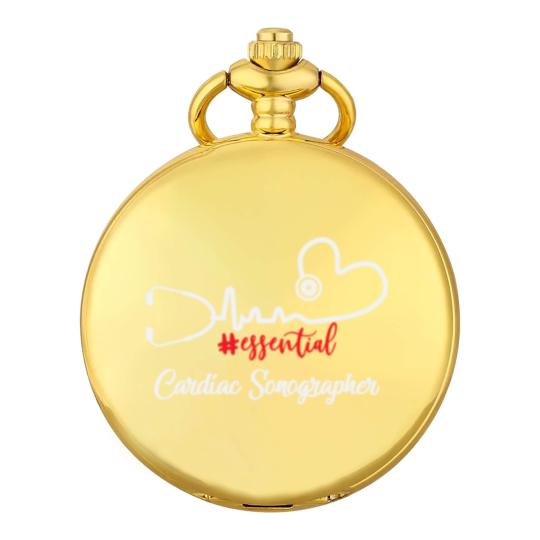 Discover Essential Cardiac Sonographer Heartbeat Gift For N Pocket Watches