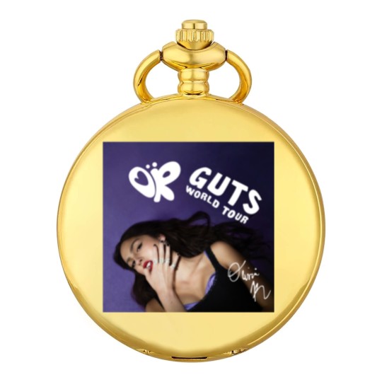 Discover Olivia Rodrigo GUTS World Tour 2024 Pocket Watches Olivia Rodrigo Retro Pocket Watches Gift Fans, Olivia Rodrigo GUTS Album Pocket Watches