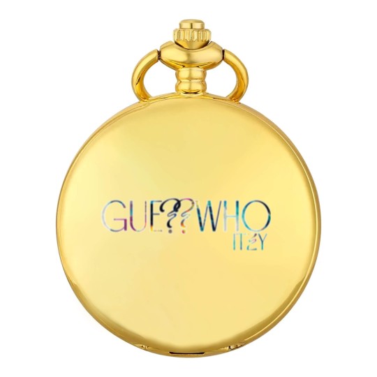 Discover ITZY Guess Who Logo Abstract Pocket Watches