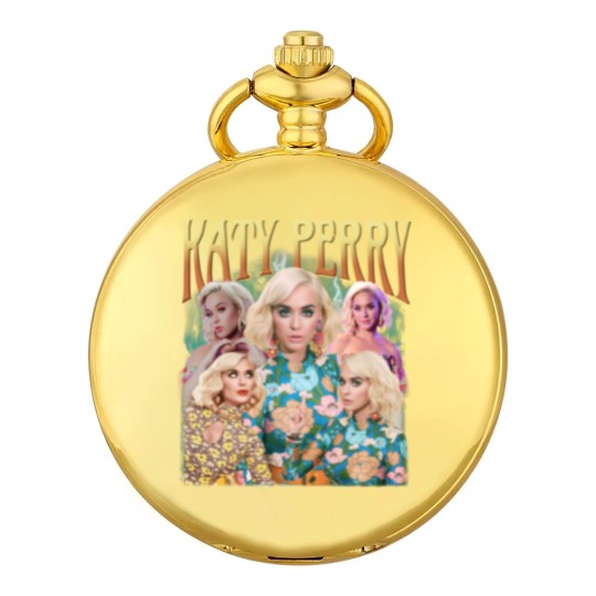Discover Katy Perry Music Pocket Watches, Katy Perry Vintage Retro 90s Style, Katy Perry 2023 Gift For Fan