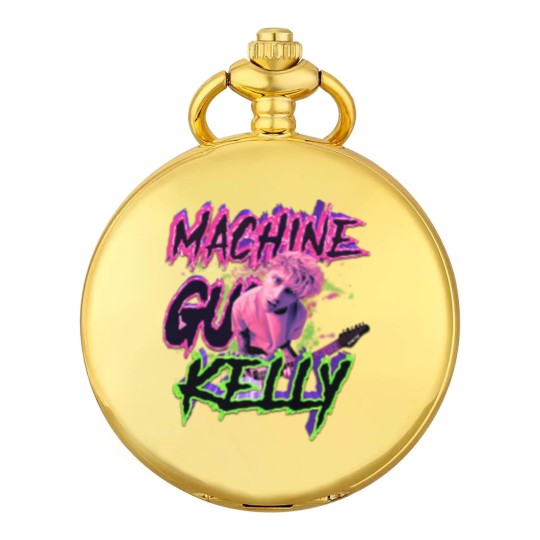 Discover MGK Pocket Watches, MGK Merch Pocket Watches, Machine Gunn Kelly Fan gift, Rap Pocket Watches,