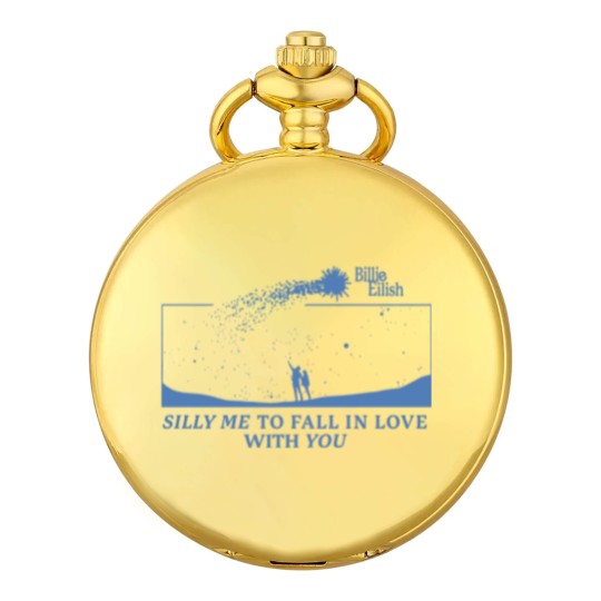 Discover Silly Me To Fall in Love With You Billie aesthetic Pocket Watches, Happier than ever Pocket Watches