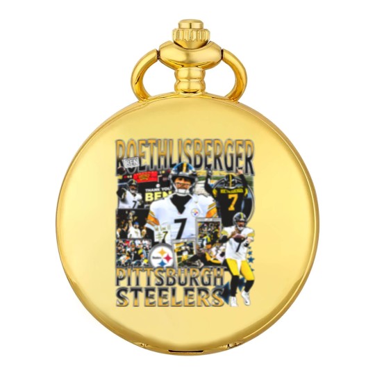 Discover Vintage 90s Graphic Style Ben Roethlisberger Pocket Watches, Ben Roethlisberger Vintage Pocket Watches, American Football Gift