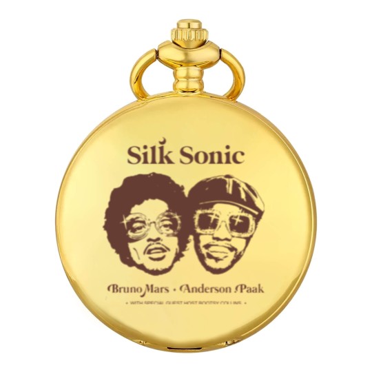 Discover Vintage Bruno Mars planet 2023 Unisex Pocket Watches